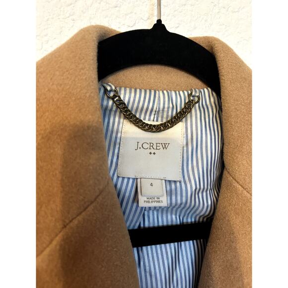 J.Crew Wool Top Trench Coat - Picture 3 of 6